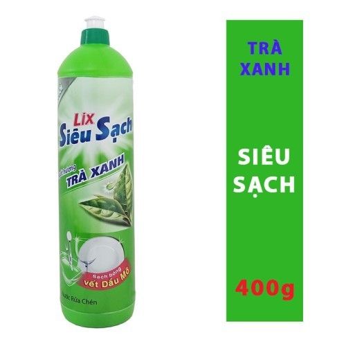  NƯỚC RỬA CHÉN LIX TRÀ XANH 400G 