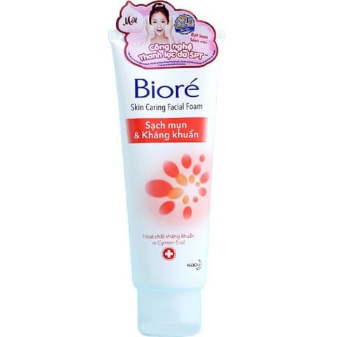  SỮA RỬA MẶT BIORE SẠCH MỤN VÀ KHÁNG KHUẨN 100G 