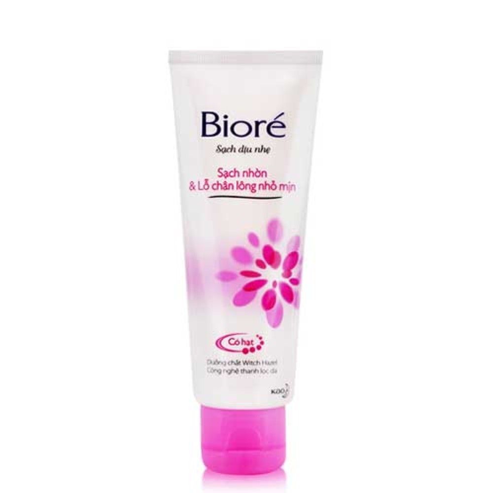  SỮA RỬA MẶT BIORE SẠCH NHỜN & LỖ CHÂN LÔNG NHỎ MỊN 100G 