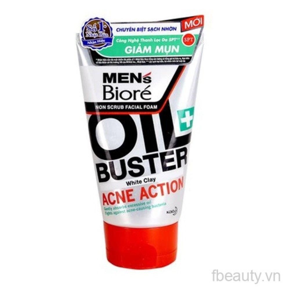  SỬA RỬA MẶT BIORE' MEN ACNE ACTION GIẢM MỤN 50G 