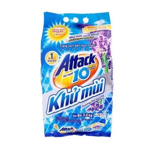  BỘT GIẶT ATTACK HƯƠNG OẢI HƯƠNG 3.8KG 