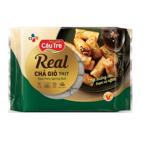  CHẢ GIÒ REAL THỊT GÓI 400G 