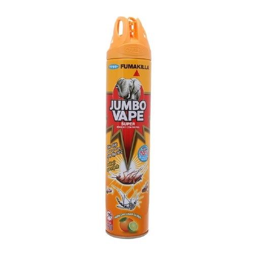  JUMBO VAPE XỊT CÔN TRÙNG HƯƠNG CAM CHANH 600ML 