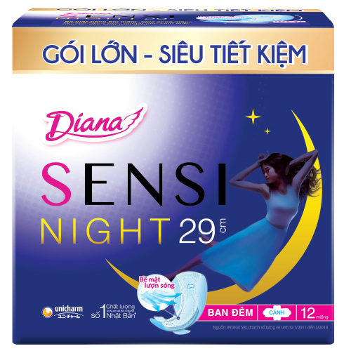  DIANA BĂNG VỆ SINH NIGHT 4GÓI LỚN 