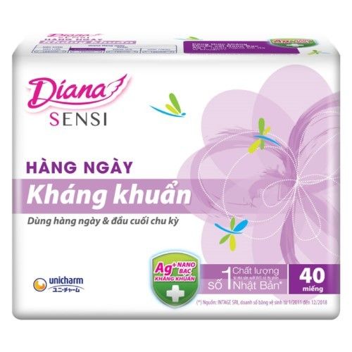  DIANA BĂNG VỆ SINH DAILY KHÁNG KHUẨN SIÊU THẤM 40M 