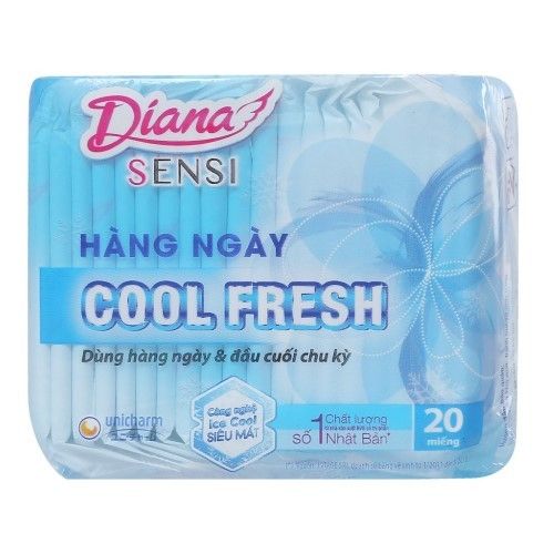  BĂNG VỆ SINH DIANA HÀNG NGÀY SENSI COOL FRESH 20 