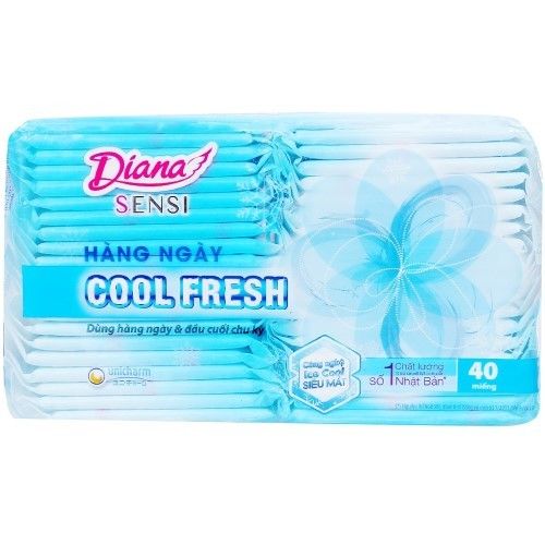  BĂNG VỆ SINH DIANA HÀNG NGÀY SENSI COOL FRESH 40 