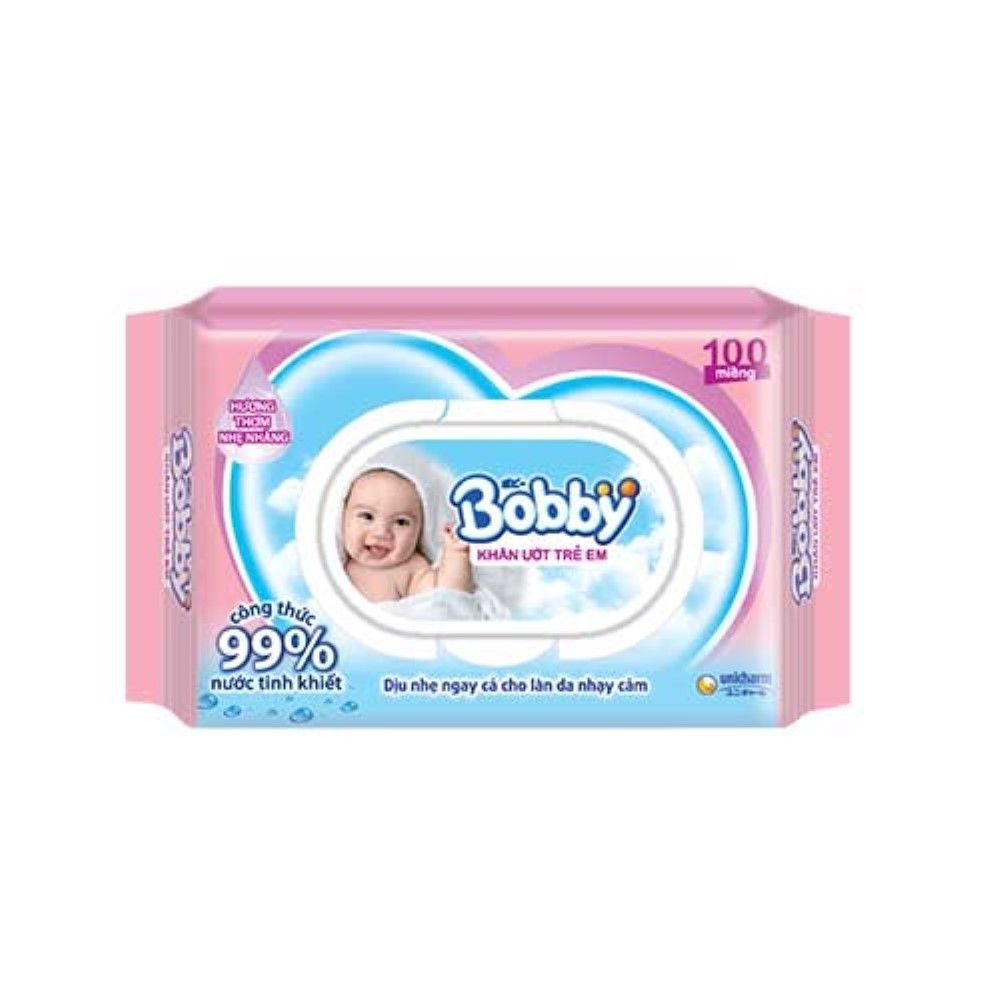  KHĂN ƯỚT BOBBY CARE 100 TỜ 