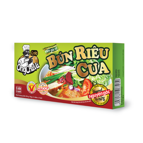  VIÊN GIA VỊ BÚN RIÊU GOLD 126G 