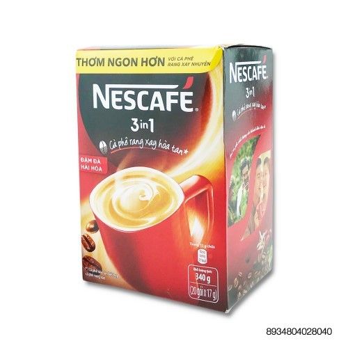  CÀ PHÊ HÒA TAN NESCAFE ĐẬM ĐÀ HÀI HÒA 17G 