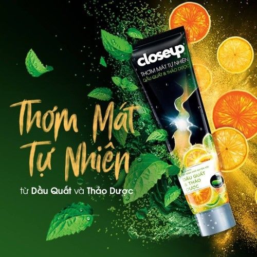  CLOSE UP KEM ĐÁNH RĂNG THƠM MÁT DÂU QUẤT & THẢO DƯỢC 230G 