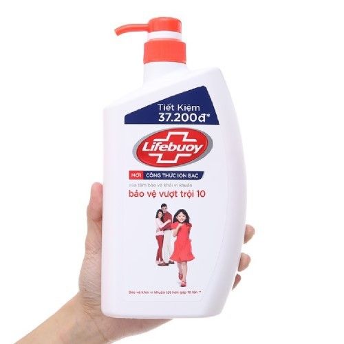  LIFEBUOY SỮA TẮM BẢO VỆ VƯỢT TRỘI 850G 