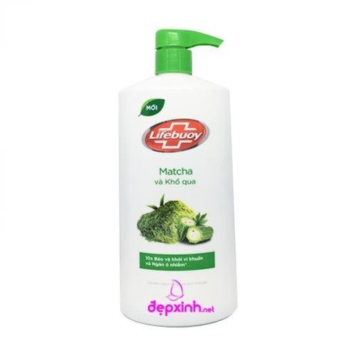  LIFEBUOY SỮA TẮM MATCHA & KHỔ QUA 850G 