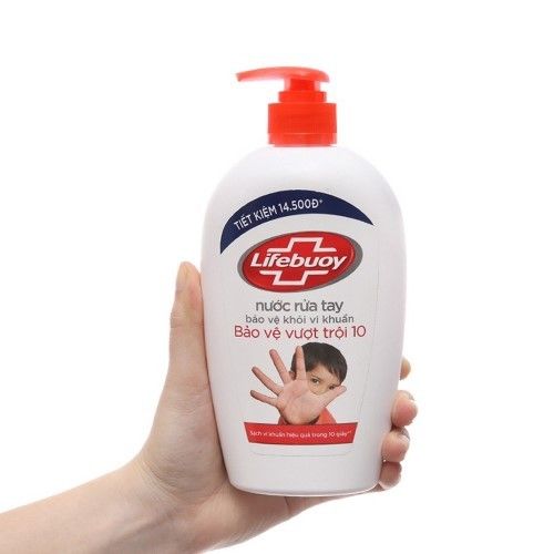  NƯỚC RỬA TAY LIFEBUOY BẢO VỆ VƯỢT TRỘI 10 180G 