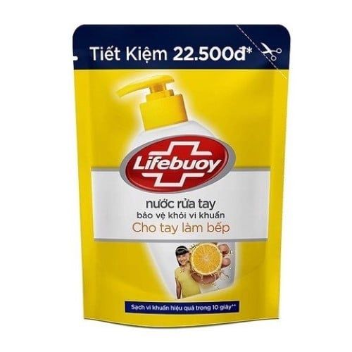  NƯỚC RỬA TAY LIFEBUOY TẨY LAU BẾP TÚI 450G 