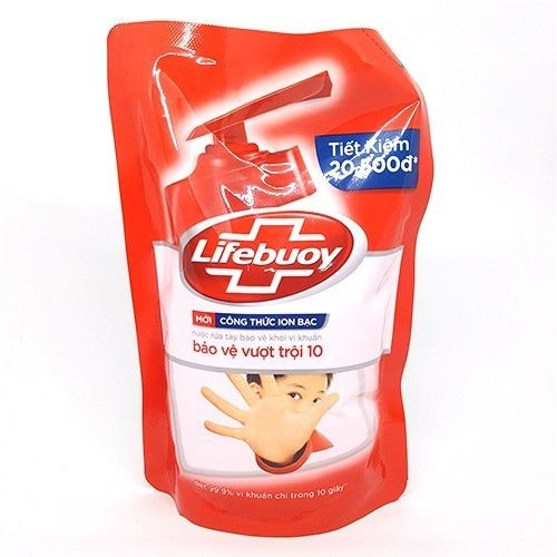  NƯỚC RỬA TAY LIFEBUOY BẢO VỆ VƯỢT TRỘI 10 TÚI 450G 