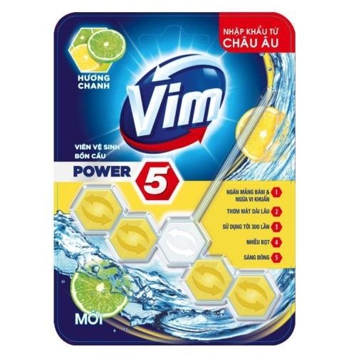  VIM VIÊN TREO BỒN CẦU HƯƠNG CHANH 55G/9 VIÊN 