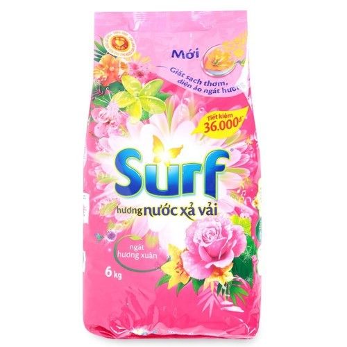  BỘT GIẶT NƯỚC GIẶT SURF NGÁT HƯƠNG XUÂN 6KG 