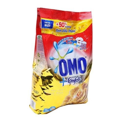  BỘT GIẶT OMO COMFOR TINH DẦU THƠM NỒNG NÀN VÀNG 4KG 