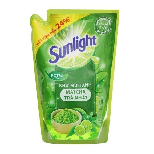  SUNLIGHT NƯỚC RỬA CHÉN TRÀ XANH TÚI 2.1KG 