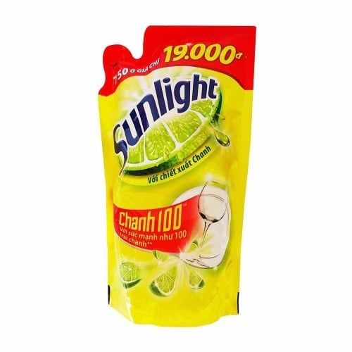  SUNLIGHT NƯỚC RỬA CHÉN CHANH TÚI 750G 