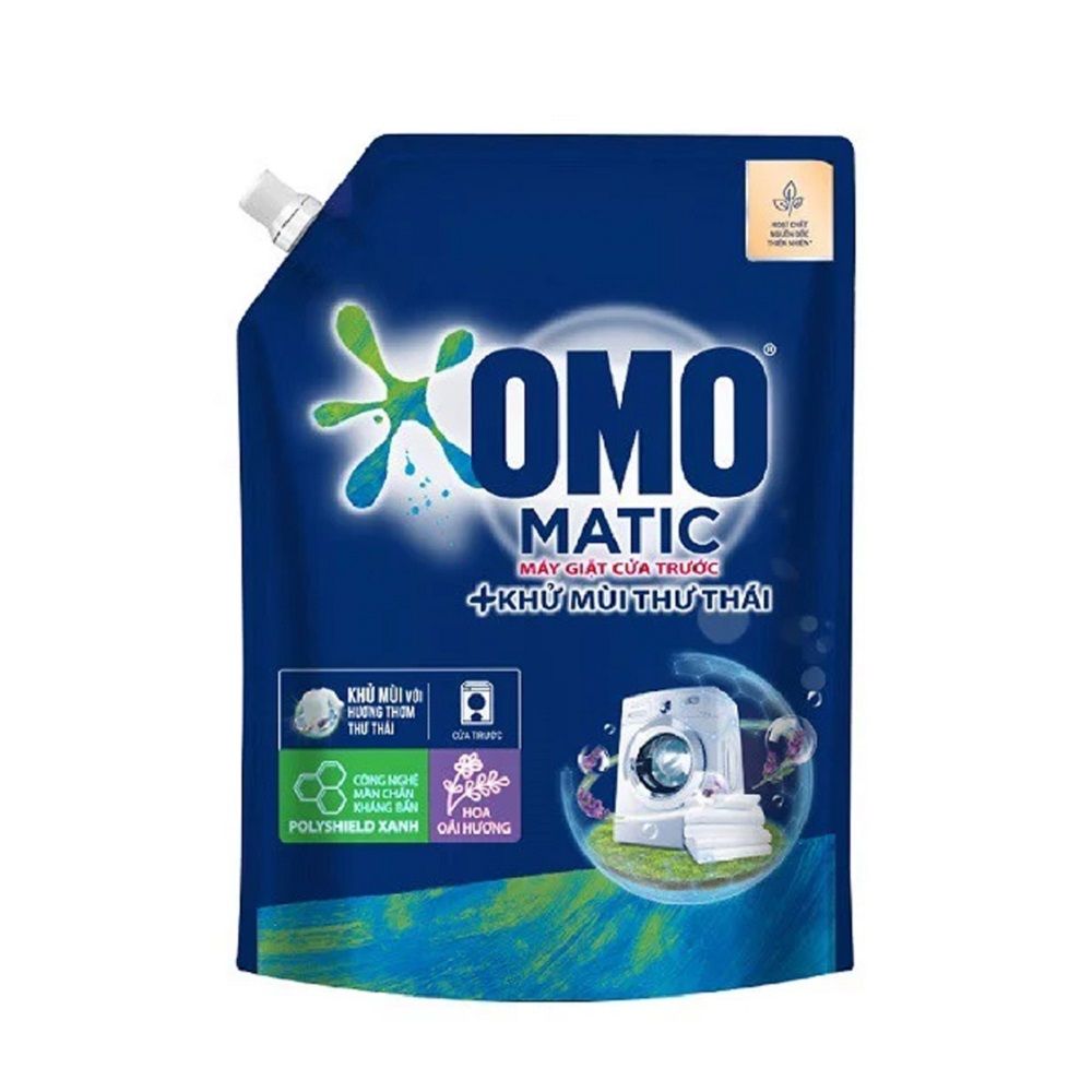  NƯỚC GIẶT OMO MATIC THƯ THÁI CỬA TRƯỚC TÚI 2KG 