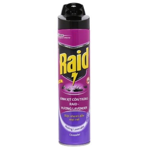  XỊT CÔN TRÙNG RAID HƯƠNG LAVENDER 600ML 