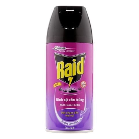  RAID-BÌNH XỊT DIỆT CÔN TRÙNG KHÔNG HƯƠNG300ML 