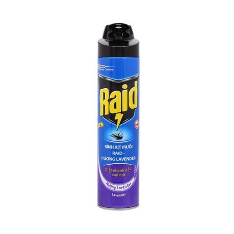  XỊT MUỖI RAID FIK HƯƠNG LAVENDER 600ML 