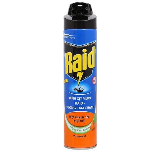  XỊT MUỖI RAID FIK HƯƠNG CAM CHANH 600ML 