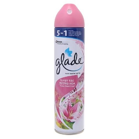  XỊT PHÒNG GLADE HƯƠNG CỎ HOA 280ML 