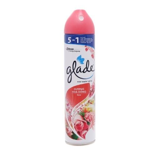  XỊT PHÒNG GLADE HƯƠNG HOA HỒNG 280ML 