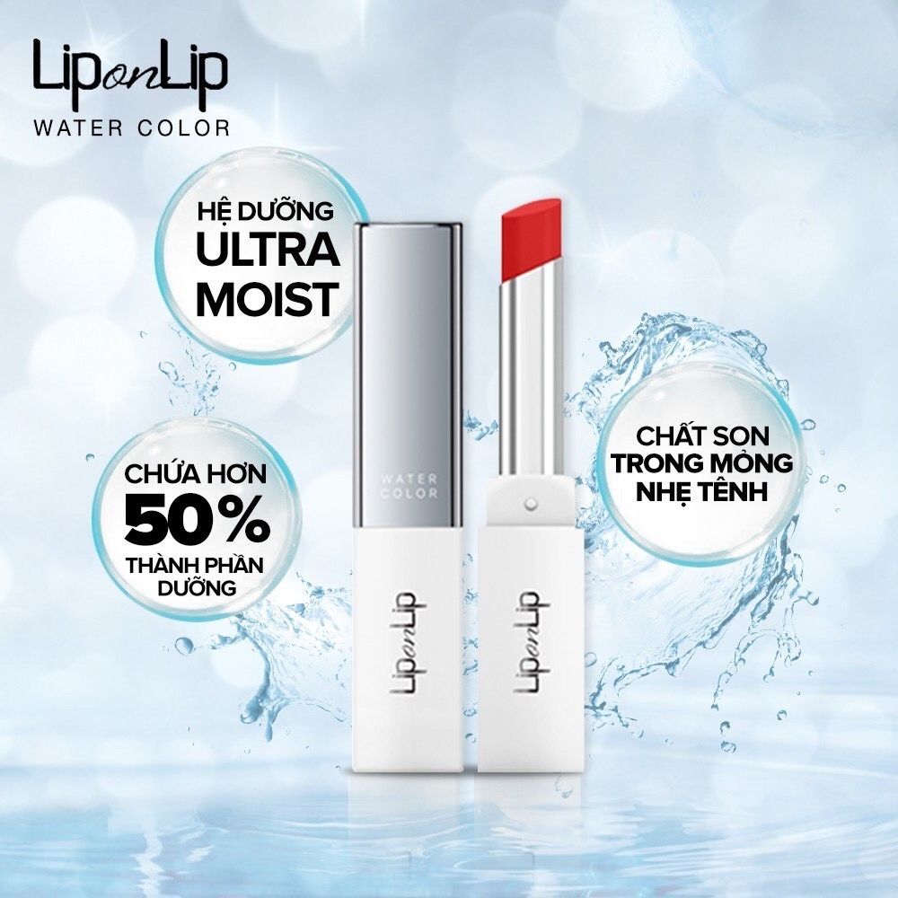  SON LIP ON LIP WATER COLOR 2.2G ĐỎ MỘNG 