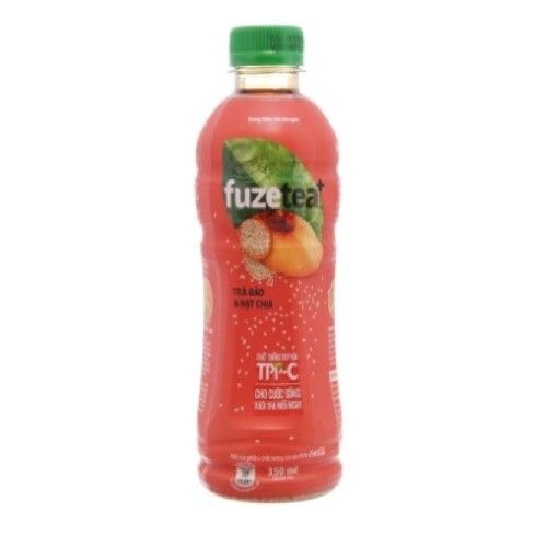  TRÀ FUZETEA ĐÀO HẠT CHIA 350ML 