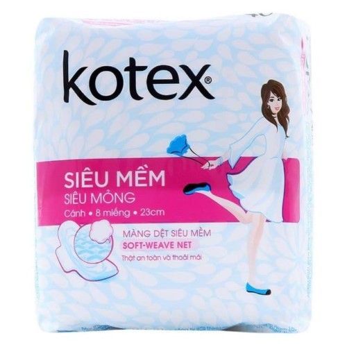  KOTEX SIÊU MỀM BAN NGÀY MỎNG CÁNH 23*16 