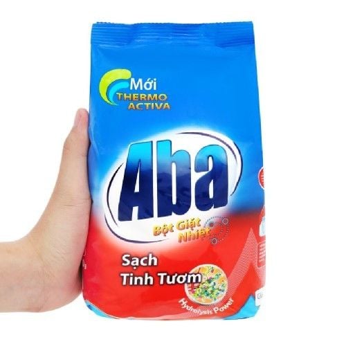  BỘT GIẶT NHIỆT ABA SẠCH TINH TƯƠM 800G 