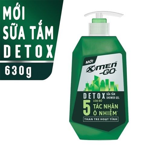  SỮA TẮM XMEN GO DETOX 630G 