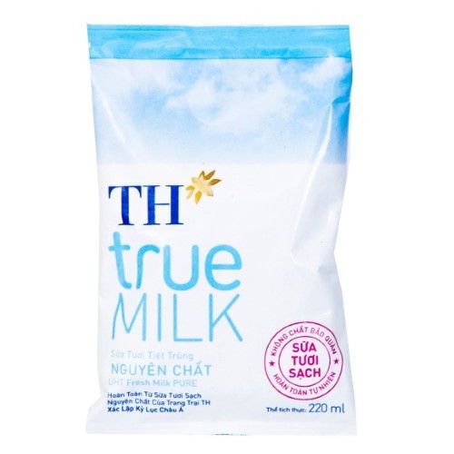  SỮA TƯƠI TIỆT TRÙNG NGUYÊN CHẤT TH TRUE MILK 220ML 