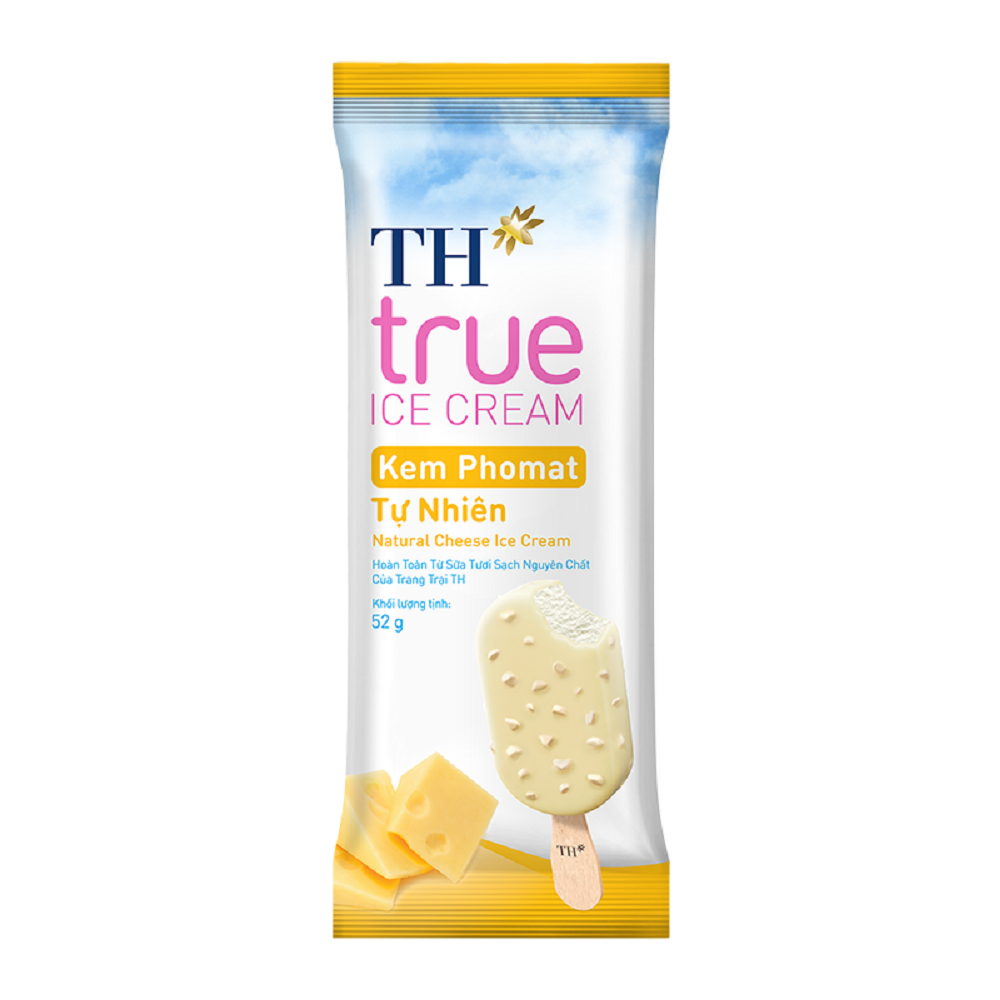  KEM QUE TH TRUE ICE CREAM PHÔ MÁT TỰ NHIÊN 52G 