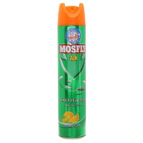  XỊT CÔN TRÙNG MOSFLY AIK HƯƠNG CAM CHANH 600ML 