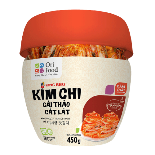  KIM CHI CẢI THẢO CẮT LÁT 450G KING BBQ 