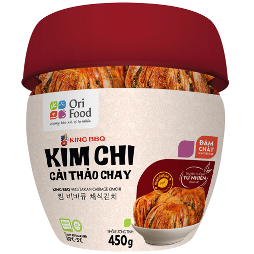  KING BBQ KIM CHI CẢI THẢO CHAY 450G 