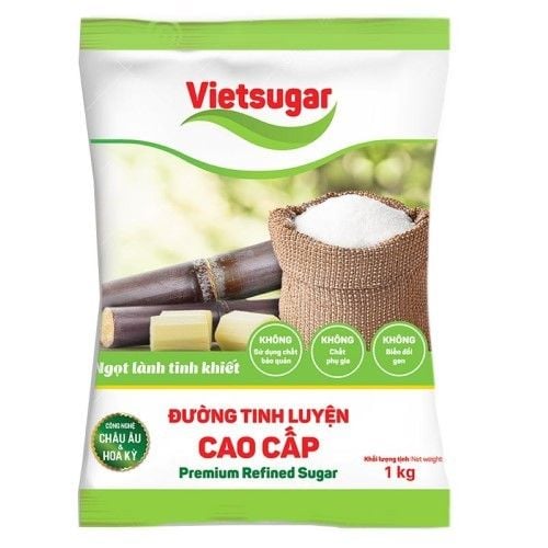  ĐƯỜNG TINH LUYỆN CAO CẤP VIETSUGAR 1KG 