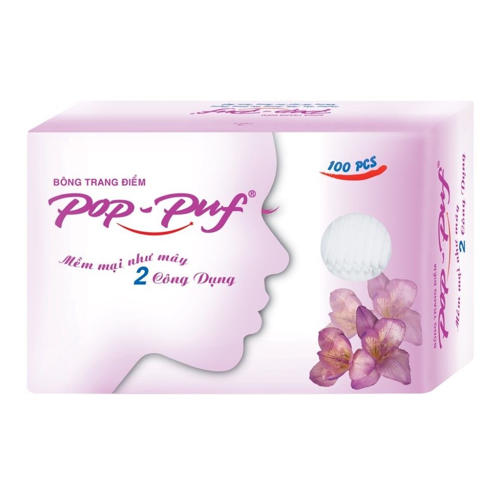  BÔNG TRANG ĐIỂM POP-PUF TRANG 100M 