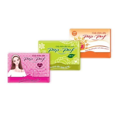  GIẤY THẤM DẦU POP-PUF 100 TỜ 