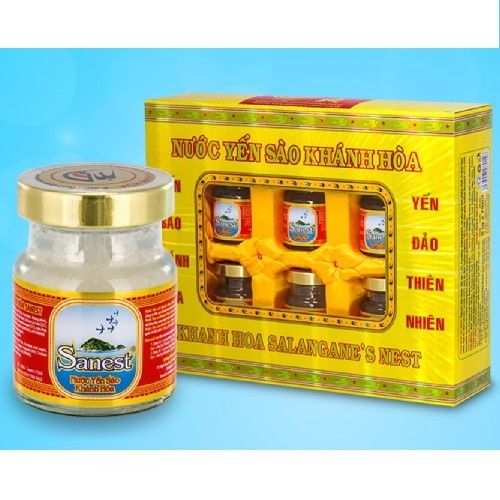  NƯỚC YẾN SÀO SANEST HỘP (6 LỌ X 70 ML) 