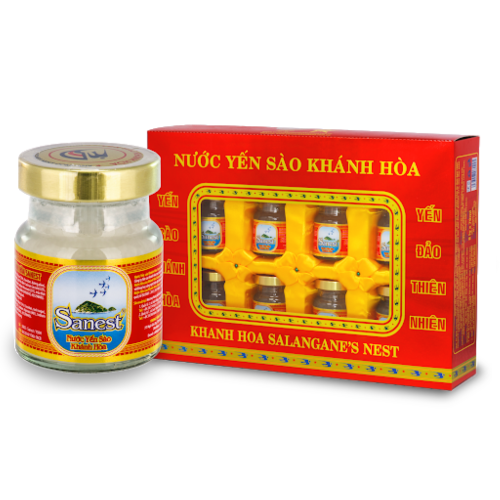  NƯỚC YẾN SÀO SANEST HỘP (8 LỌ X 70 ML) 