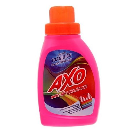  NƯỚC TẨY QUẦN ÁO MÀU 400ML AXO HƯƠNG HOA ĐÀO 