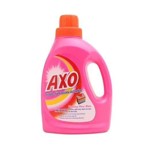  NƯỚC TẨY QUẦN ÁO MÀU 800ML AXO HƯƠNG HOA ĐÀO 