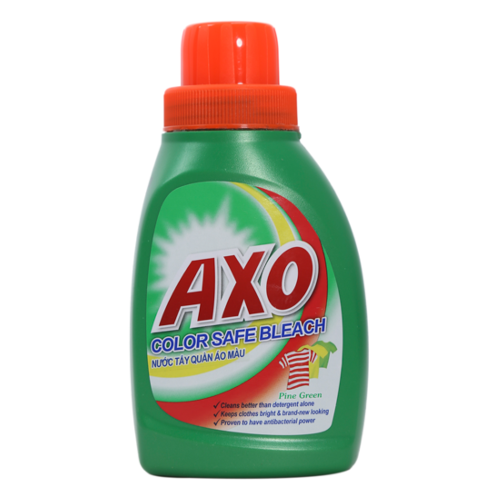  NƯỚC TẨY QUẦN ÁO MÀU 400ML AXO (XANH LÁ) 